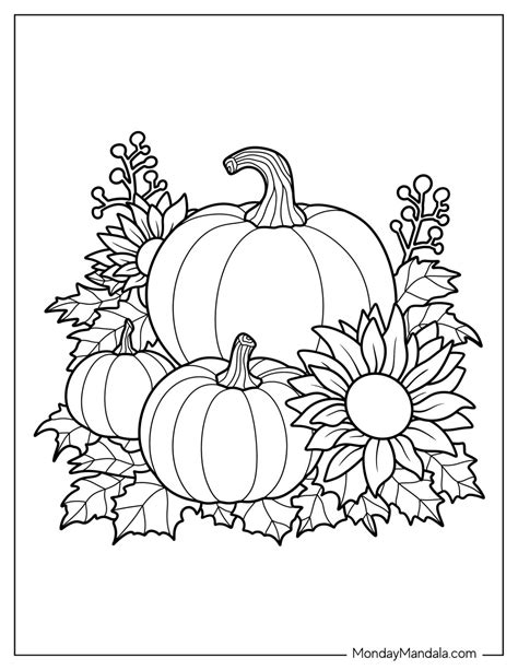 Pumpkins For Coloring