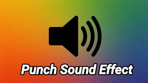 Punch sound effect. Punch Sound Effect - FiftySounds Punch Sound Effect Punch sound effects for battle scenes, video games, action movies, trailers, martial art games or epic videos. These … 