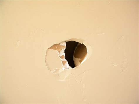 Punched hole in wall. If it's just a TRO you need to get it dismissed at the final hearing. You most definitely should hire an attorney. There are many consequences to being placed in the DV registry; it can affect employment opportunities. As for punching holes in your own wall, it really doesn't matter. 