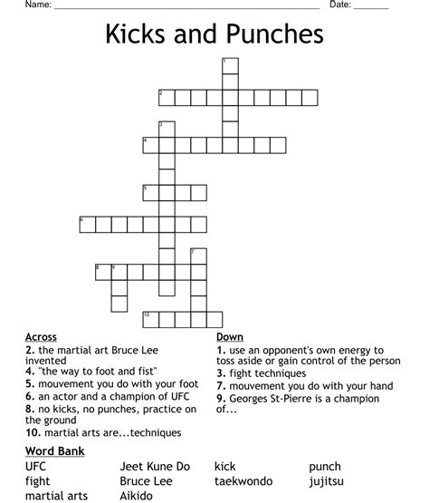 Punches crossword. The Crossword Solver found 30 answers to "roll with the punches", 15 letters crossword clue. The Crossword Solver finds answers to classic crosswords and cryptic crossword puzzles. Enter the length or pattern for better results. Click the answer to find similar crossword clues . Enter a Crossword Clue. Sort by Length. # of Letters or Pattern. 
