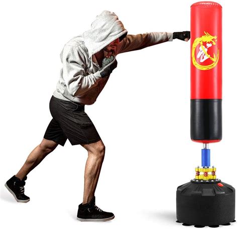 FITVEN Freestanding Punching Bag 70''-205lbs with Boxing Gloves Heavy Boxing Bag with Suction Cup Base for Adult Kids - Men Stand Kickboxing Bag. 4,952. 2K+ bought in past month. $17999. Save $25.00 with coupon (some sizes/colors) FREE delivery Sep 27 - …. 