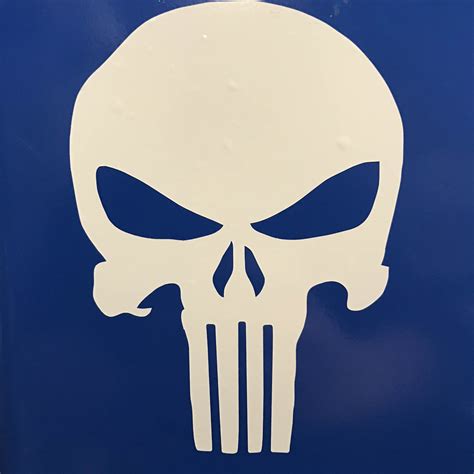 Punisher Skull Vinyl Sticker Decals for Car Bumper Window