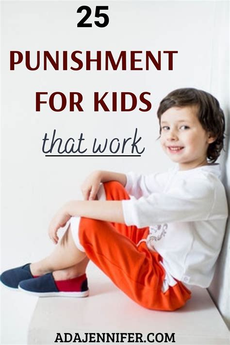 Punishments for kindergarteners. 1. Write Your Name. Name writing can be a great exercise for encouraging fine motor skills and hand-eye coordination in children. | via familyeducation. Bring out a piece of paper and a pencil and write your child’s name on it. Ask your child to copy his or her name onto the same paper and compare … 