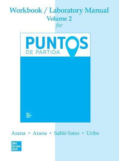 Puntos de partida invitation to spanish workbook lab manual vol 2 9th edition. - Wie gott mir, so ich dir.