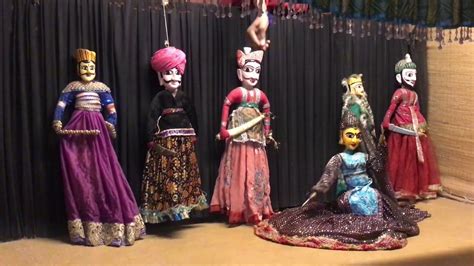 Puppet (Kathputli) show on the strings in India 4K - YouTube