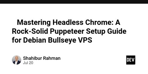 Puppeteer debian. .  ...