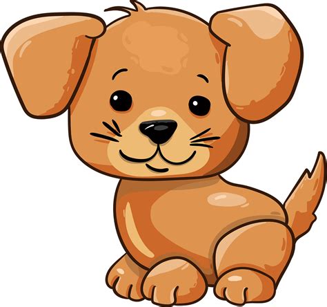 Happy Golden Retriever with tongue out, Dog Face. Animal clipart vect