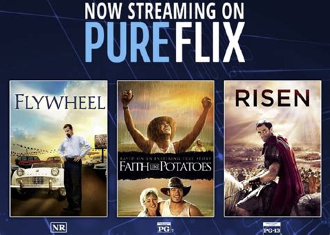 Puré flix. Our Pure Flix movie list is updated daily, to make sure you don't miss any of the good movies on Pure Flix. All . Movies . TV shows Filters. Filters . Release year Genres Price Rating Production country Runtime Age rating Reset. … 