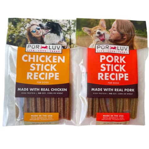 Find many great new & used options and get the best deals for BarkBox PUR LUV Pork Stick Recipe Dog Treat Chews 2 - 2 oz treats at the best online prices at eBay! Free shipping for many products!. 