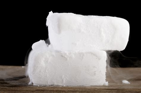 Purchase dry ice. Dry ice colloquially means the solid form of carbon dioxide ( (s) ). It is commonly used for temporary refrigeration as CO 2 does not have a liquid state at normal atmospheric pressure and sublimes directly from the solid state to the gas state. It is used primarily as a cooling agent, but is also used in fog machines at theatres for … 