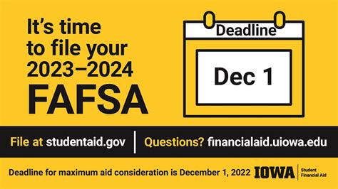 Click here for information on applying to Purdue, including instructions on how to apply and deadlines. File Your FAFSA Have a completed FAFSA on file by April 15.