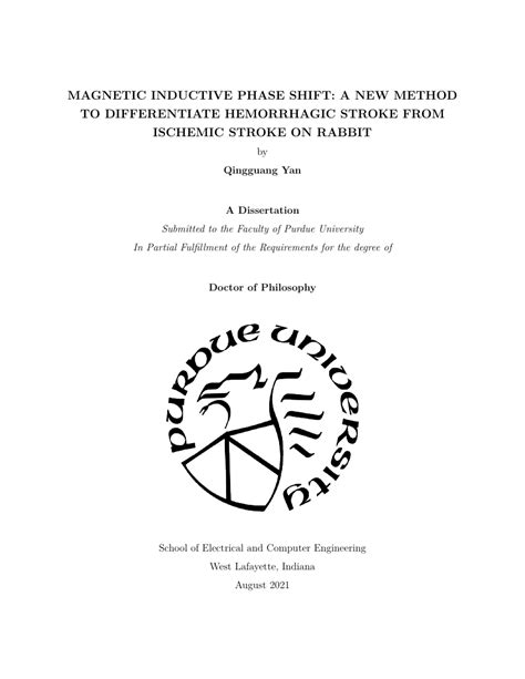 Purdue mechanical engineering thesis template