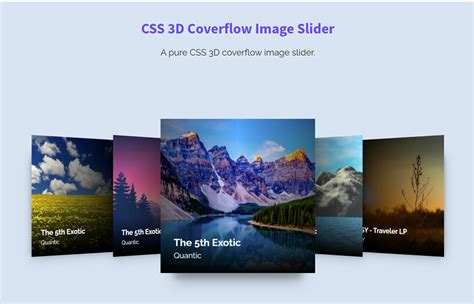 Pure CSS Image Slider without Javascript Codeconvey