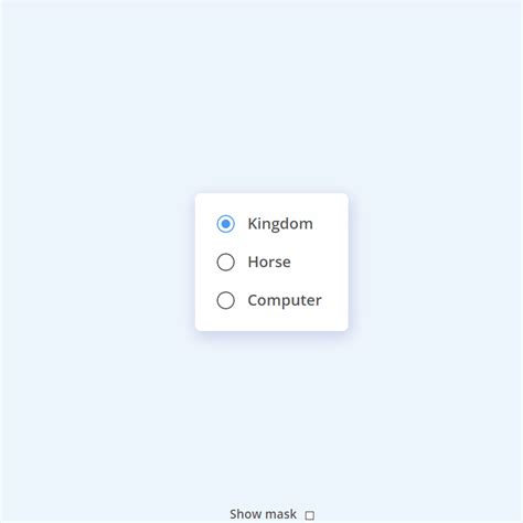Pure CSS Radio Button Inspiration Coding Fribly