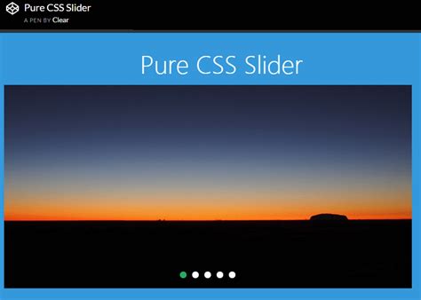 Pure CSS Slider without Javascript jquery sliders
