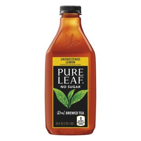 Pure Leaf Unsweetened Tea With Lemon - sodapopcraft.com