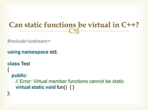 Pure Virtual function in C++ PrepInsta