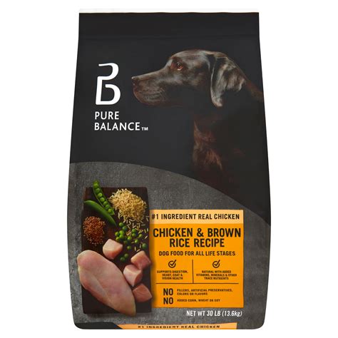 Pure balance chicken and rice. Product details Our Pure Balance Chicken & Brown Rice Recipe Dry Dog Food offers your dog a wholesome meal that they can enjoy every day. 