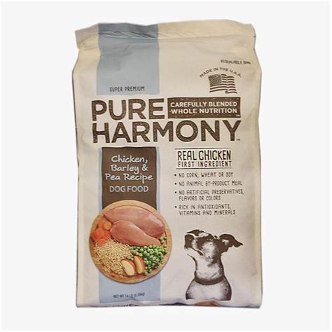 Pure harmony dog food. Add Pure Harmony Dog Food, Grain Free, Chicken Recipe with Sweet Potatoes Cuts in Gravy, Super Premium to Favorites. $1.49. Add to Cart. Pure Harmony Dog Food, Super Premium, Grain Free Recipe, Variety Pack - 6 Each . 