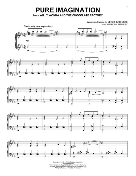 Pure imagination piano sheet music. Musicnotes features the world's largest online digital sheet music catalogue with over 400,000 arrangements available to print and play instantly. Shop our newest and most popular Timothée Chalamet sheet music such as "A World of Your Own", "Pure Imagination [early beginner - abridged]" and "Pure Imagination [late beginner - … 