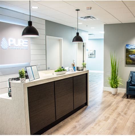 Pure infusion suites. Pure Infusion Suites of Spokane recently opened at 16201 E. Indiana Ave., Suite 3100, in Spokane Valley. It has five rooms that are equipped with big-screen TVs and leather recliners, said Jeremey ... 
