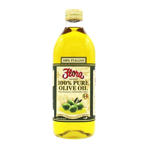 Pure olive oil. 750ml. Warnings. Do not pour hot oil back into the bottle. Storage instructions. Store in a cool, dry place. This product may become cloudy at temperatures below 7°C. This is perfectly normal. Nutrition information. Energy 3404kJ, 828kcal Fat 92g of which saturates 16g Carbohydrate <0.500g of which sugars <0.500g Fibre <0.500g Protein <0.500g ... 