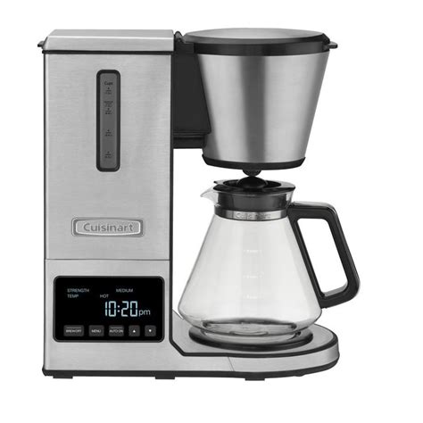 PurePrecision 8-Cup Programmable Silver Drip Coffee Maker - The …