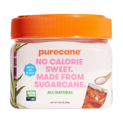 Purecane - Purecane is a 2019 World Food Innovation Award Winner! RE-USE, REDUCE, AND REFILL! The most cost-effective, convenient, and sustainable way to enjoy all the sweetness you want, but without the calories or carbs. PURECANE TABLETOP BUNDLE - GET (1) Spoonable Canister, 9.8oz and (1) Canister Refill Pouch, 30oz - Refill your canister 3 times.