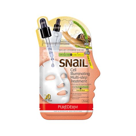 Purederm Snail Cell Illuminating Multi-step Treatment Masque.