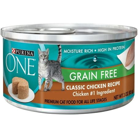 Purina One Grain Free Chicken Recipe Premium Pate …