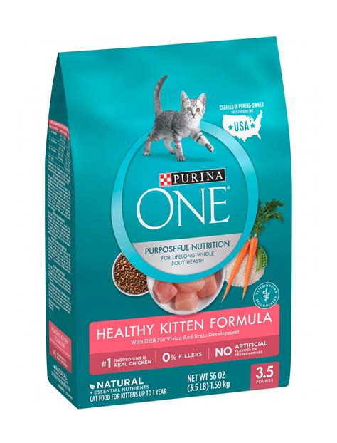 Purina one kitten dry food. Purina Pro Plan Complete Essentials Adult Dry Cat Food - With Vitamins, Probiotics, Chicken & Rice Discounted Price $16.89 - 49.88 Old Price $18.99 - 51.99 (1599) 