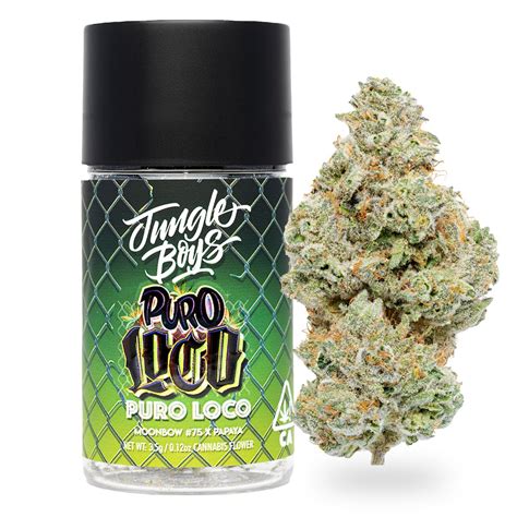 Puro loco strain. This product has not been analyzed or approved by the Food and Drug Administration (FDA). There is limited information on the side effects of using this product, and there may be associated health risks. 