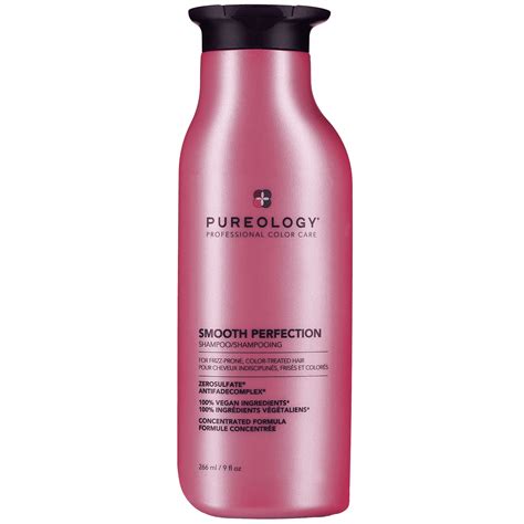 Purology shampoo. 100% vegan formulas. Price: $36.00/each for 9 oz./bottle. Pureology Hydrate Shampoo is a best-seller for a reason. Its sulfate-free formula, luxe lather, and nourishing ingredients leave hair feeling hydrated and healthy. The shampoo is enriched with glycerin, salicylic acid, green tea extract, rose extract, and aloe vera to cleanse and ... 