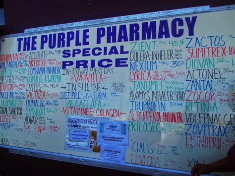 Purple Pharmacy Price List