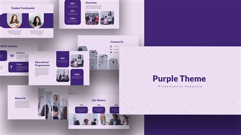 Purple Slides Template Portal Tutorials