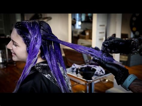 Purple and Lavender Hair Color Melt Tutorial - YouTube