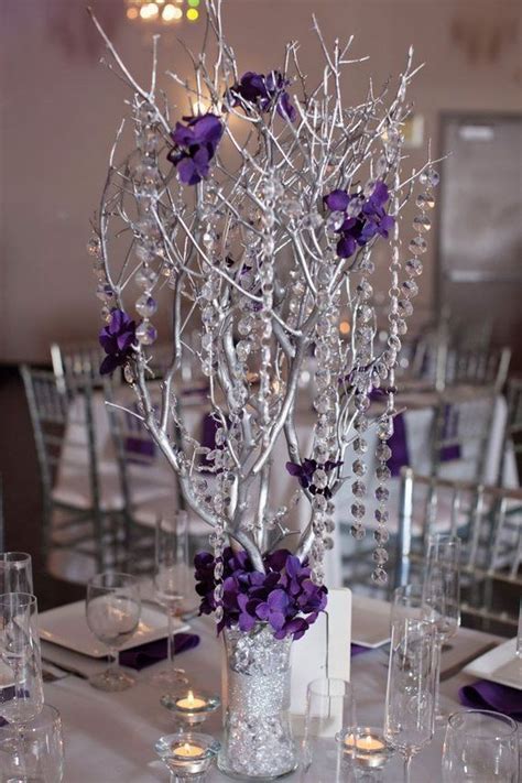 Purple and Silver Wedding Decor - Etsy