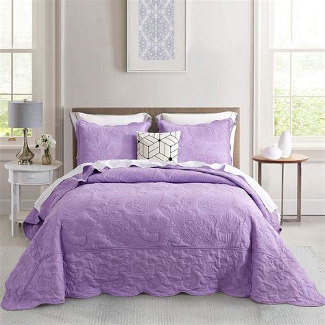Purple bedspreads king size. Things To Know About Purple bedspreads king size. 