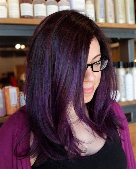 Purple dark hair. Purple shampoo doesn't actually lighten your hair like bleach or traditional hair lightener. Instead, purple shampoo neutralizes and minimizes the appearance of ... 