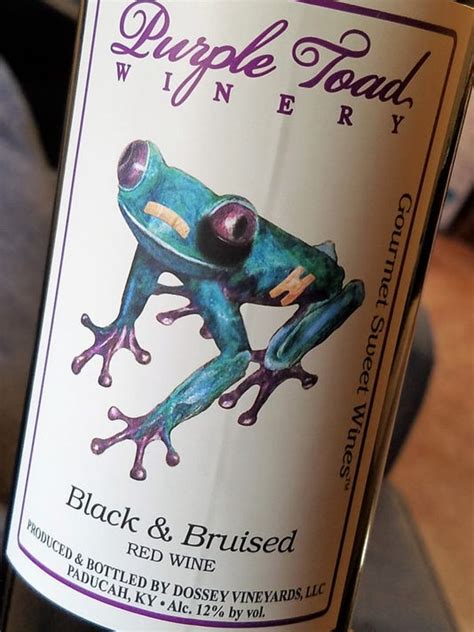 Purple frog wine. Feb 3, 2010 · The Purple Frog is a product of isolated evolution that has been taking place for over 130 million years. Evolving from the amphibian family Nasikabatrachidae, the Purple Frog is a very recent discovery, having being discovered in India in 2003 making the Purple Frog the first new family of frogs to be discovered since 1926. 