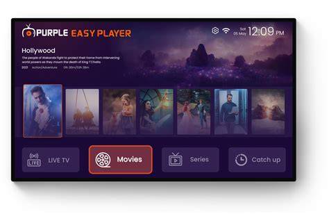 Purple iptv player.  It is easy to use and fully customizable, making it id...