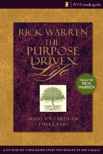 Purpose driven life dvd study guide. - Overzicht van de literatuur betreffende de molukken..