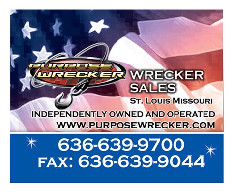 Purpose wrecker sales. Purpose Wrecker Sales Jun 2016 - Present 7 years 1 month. tow truck driver Budget towing Jan 2016 - May 2016 5 months. Wentzville, Missouri Drove for triple A and police. Receiver ... 