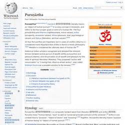 Puruṣārtha - Wikipedia