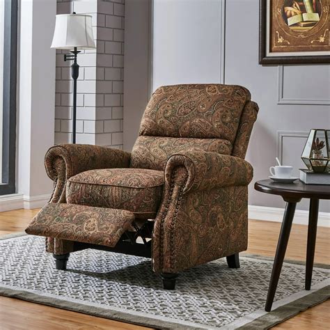 Push Back Fabric Small Recliners - Living Spaces