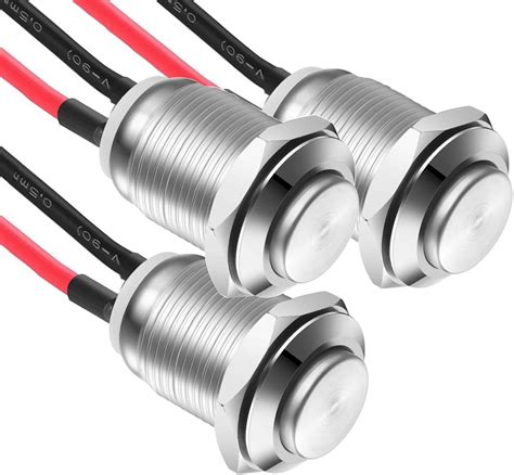 Push button switch 240v. uk: push switch 240v Gebildet 2pcs 12mm 230V AC 3...