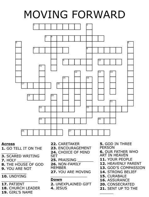 Push crossword clue 5 letters. The Crossword Solver found 30 answers to "Push out (5)", 5 letters crossword clue. The Crossword Solver finds answers to classic crosswords and cryptic crossword puzzles. Enter the length or pattern for better results. Click the answer to find similar crossword clues . Enter a Crossword Clue. 