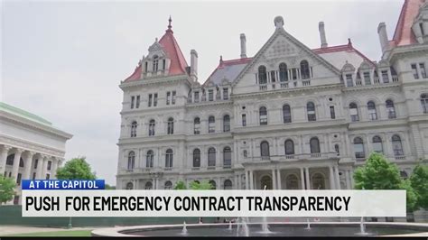 Push for NYS emergency contract transparency