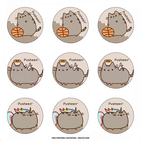 Pusheen Free Printables Printable Udlvirtual