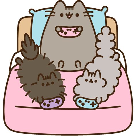 Pusheen gifs cute. Pusheen is a female cartoon cat who is the subject of comic strips and sticker sets on Facebook, Instagram, iMessage, and other social media platforms. Pusheen was created in 2010 by Claire Belton and Andrew Duff for a comic strip on their website, Everyday Cute. 